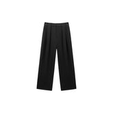 Women's Pleated Embroidered Straight Suit Pants